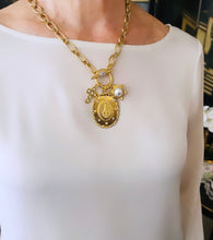 SOLD OUT!!! “Nstra Señora de Fatima” with VALENTINA Chain with Pearl & CZ Inlay & CZ Toggle ✨Charms✨ Short Necklace 20”