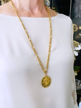 “ONLY 1 LEFT!!! Nstra Señora de Fatima” with REGINA Chain Pearl & CZ Pendant ✨Long Necklace 28”