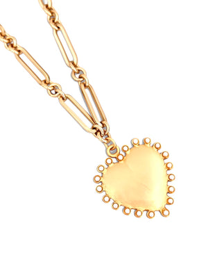 Corazón Perlas Sofia Chain Long Necklace 30”