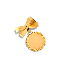 Horseshoe Pave Bow Pin 🧷 with Blue Gray Enamel Hand Painted 🎨