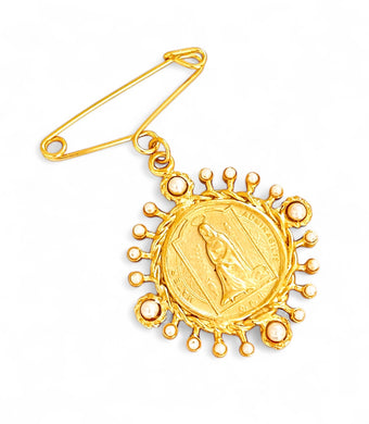 Mater Rays Pin 🧷 with Pearls