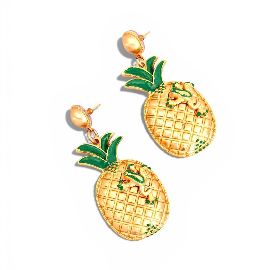 Piña 🍍 Coqui Large Earrings