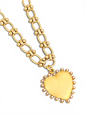 Corazon Perlas Victoria Chain Long Necklace 30”