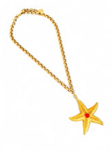JUST ARRIVED!!! STARFISH 🌟 🌊 Statement Pendant with Coral Cabochon ✨ Approx 3.5” Pendant ⭐️ Short Necklace 20-22”