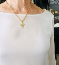 NEW! Cross Pearl Mini CAMILA Chain ✨Short Necklace CHOOSE LENGTH: Short 16”-18”✨ Medium: 18”-20” or Longer-Mid Length: 20”-22”