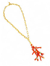 JUST ARRIVED!!! CORAL 🪸 Coral Like 🪸Branch Statement Pendant Approx 4” in GOLD ⭐️ Short Mid-Length Necklace 20-23”
