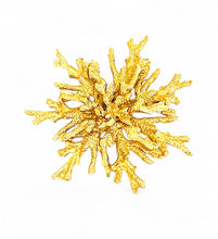 SOLD OUT!!! Snowflake Coral Like 🪸 Statement BROOCH 🧷 Approx 3.5” in GOLD ⭐️