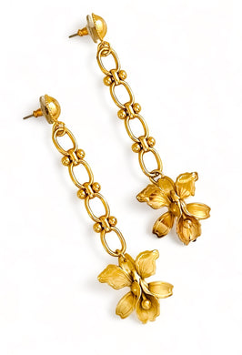 ONLY 1 LEFT!!! Orchid Drop Earrings