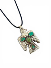 Ave Navajo con Turquesa Long Necklace 30”