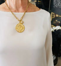 NEW!!! ONLY 1 LEFT!!! Virgen del CARMEN Medallion with REGINA Chain Pearl & CZ Pendant ✨Short Necklace 18”-20”