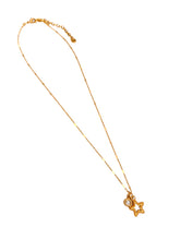 Star Charm with Cristal on Cata Necklace Short