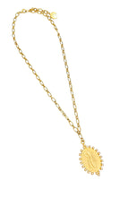 Angel Alas 🪽 de la Guarda Medallón✨”Ángel de mi guarda, dulce compañía, no me desampares ni de noche ni de día”  ✨EUGENIA Chain Short Necklace 20”-22”✨