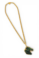 Ruby Zoisite for Courage 🐴 Carved Horse Stone on Estefania Long Necklace