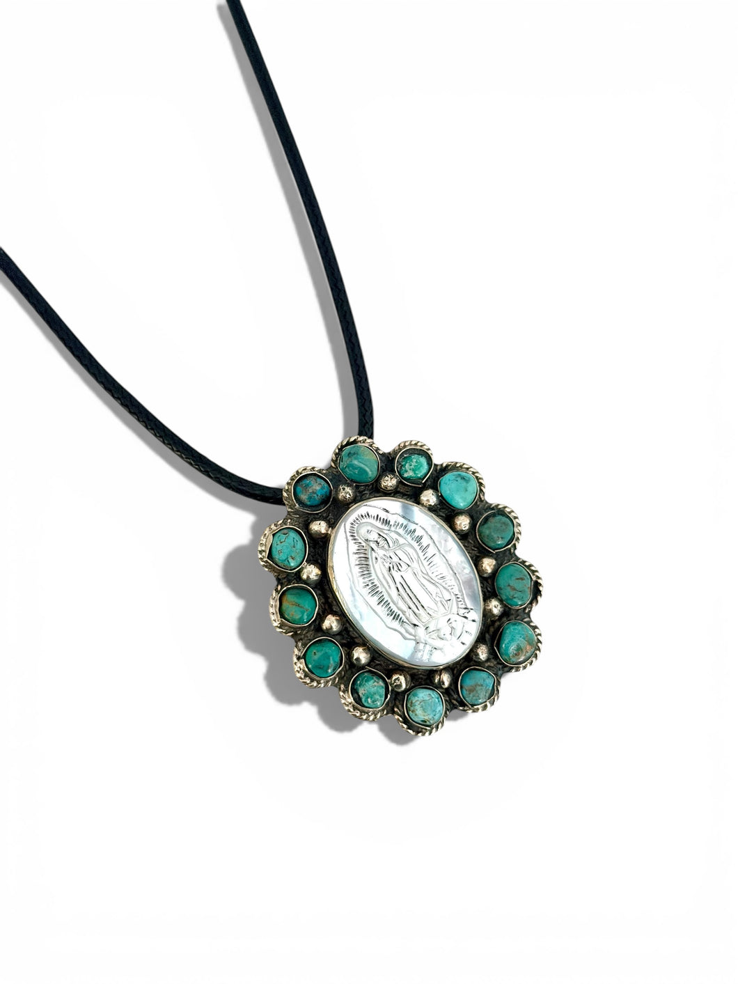 Guadalupe Nácar y Turquesa Short Necklace