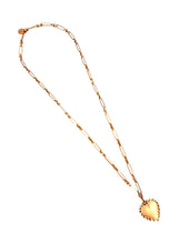 Corazón Perlas Sofia Chain Long Necklace 30”