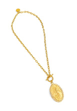 Angel de la GUARDA Medallón ✨”Ángel de mi guarda, dulce compañía, no me desampares ni de noche ni de día” ✨ Short Necklace with CAROLA Chain Toggle Closure 22”✨