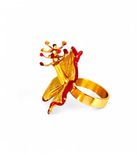 ONLY 1 LEFT!!! FLOR MAGA 🌺 RING✨Puerto Rican Autochthonous Flower ☀️ Size 7
