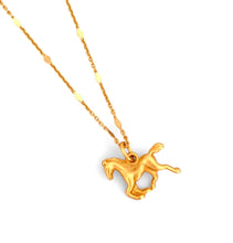 Horse Charm on Cata Necklace Short
