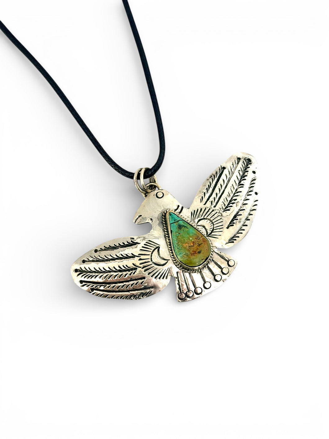 Navajo Ave con Turquesa Short Necklace