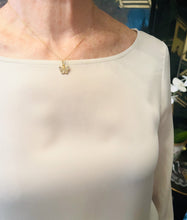 BUTTERFLY Mini Charm with Crystal Pave ✨MIA Thin Chain 16”-18”
