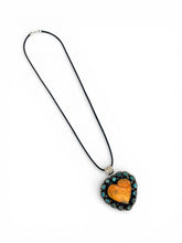 Corazon Turquesa y Bumble Bee Jasper Long Necklace