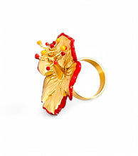 ONLY 1 LEFT!!! FLOR MAGA 🌺 RING✨Puerto Rican Autochthonous Flower ☀️ Size 7