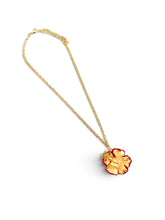 Flor de Maga Medium Pendant on Camila Chain Short 18”-20”