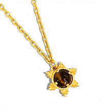 Tiger Eye Rays Charm✨Short Necklace on Camila Chain