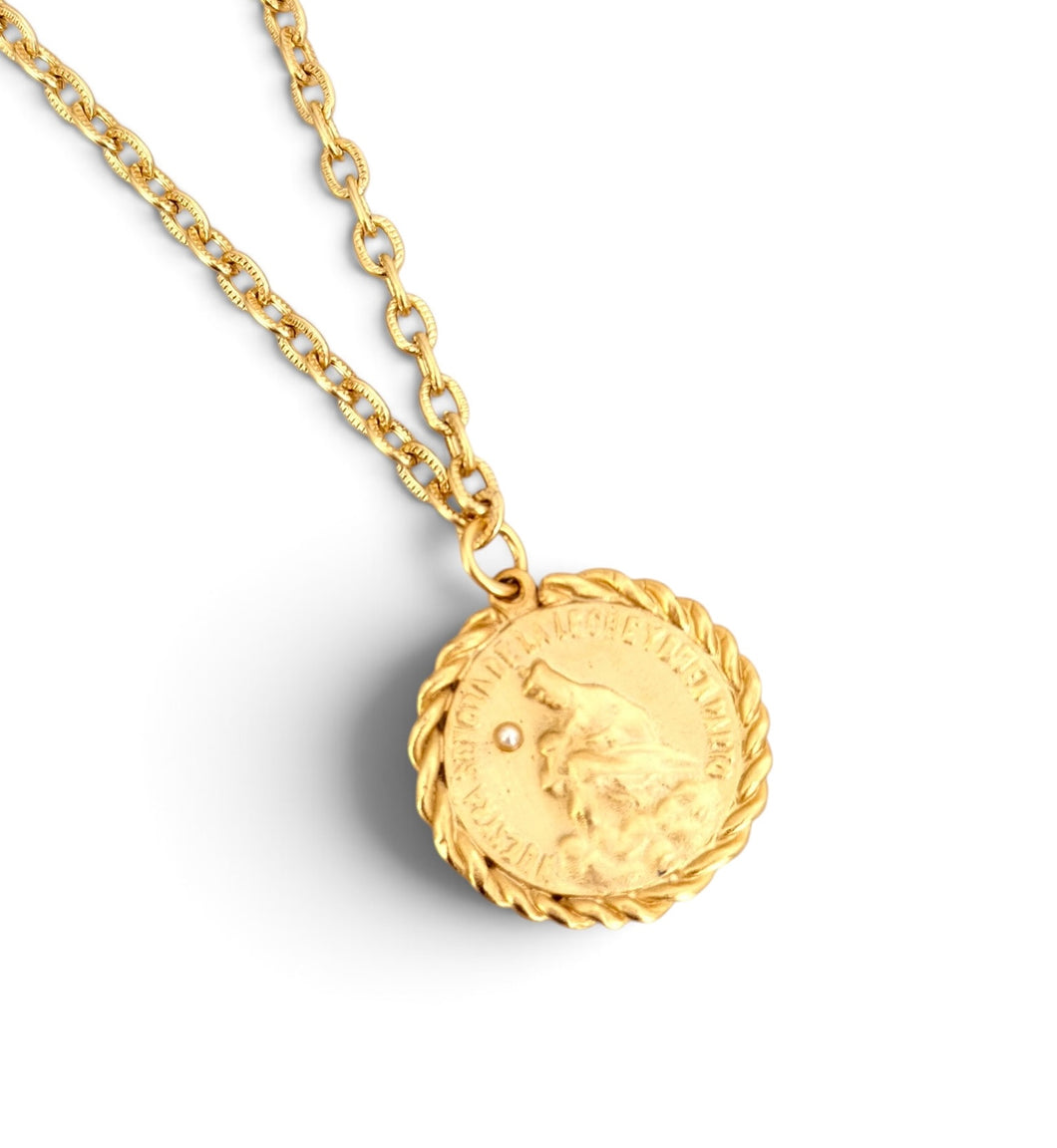 Nstra Señora de la Leche, Patrona de las mujeres embarazadas, Short Necklace Camila Chain 18”-20”