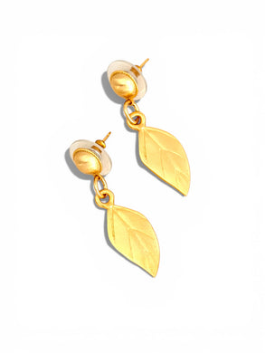Cacao Hoja Small Earring