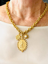 Angel Alas 🪽 de la Guarda Medallón✨”Ángel de mi guarda, dulce compañía, no me desampares ni de noche ni de día” ✨ Cross & Pearl Charms ✨CATALINA Chain 20”-22”✨