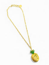Piña 🍍 Coqui 🐸 Necklace Short 19”-22” with CAROLA Chain