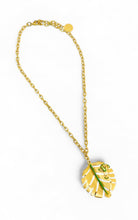 Collar Hoja 🍃 Coqui 🐸 Short Necklace CAROLA Chain 19”-22” with Enamel Detail color 🎨