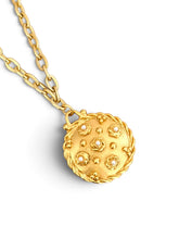 Small Signature Medallion with Pearl & Camila Chain Short Necklace 18”-20”