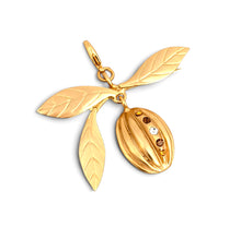 Cacao with Leave Brooch & Pendant