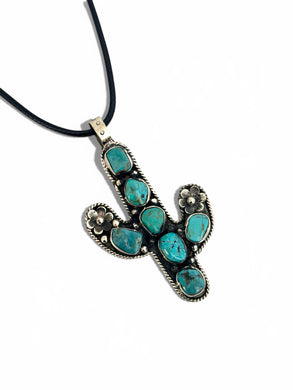 Cactus 🌵 Turquesa Short Necklace