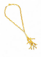 ONLY 1 LEFT!!! Coral Like 🪸Branch Statement Pendant Approx 4” in GOLD ⭐️ Short Mid-Length Necklace 20-23”