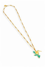 COLIBRÍ Necklace with Hand Painted Enamel ✨ Sofia Chain Long Necklace 30”