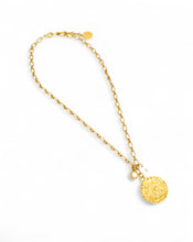 NEW!!! SAGRADO Corazón Flowers 🌺 Medium Charm with Pearls All Around ✨ Pearl Charm & Initial with EUGENIA Chain ✨Short Necklace 18-20”✨ Choose Initial Below ⬇️