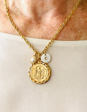NEW!!! MATER Medium Pearl✨ CAMILA Chain✨ Short Necklace 20-22”✨ Choose Initial Below ⬇️
