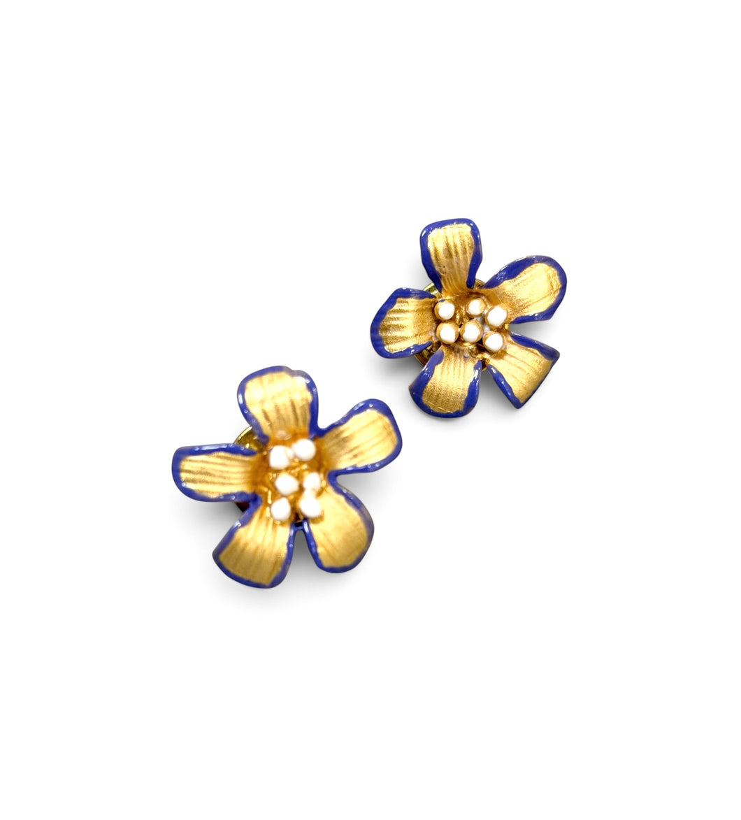 PRE-ORDER Flor de Guayacán Post Earrings, Allow approx 6-8 weeks for delivery