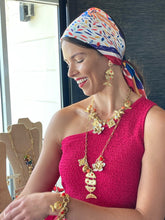 ONLY 1 LEFT!!! Gitane Pescare White Coral-Like  Statement Necklace 18”-20”