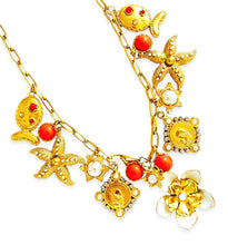 ONLY 1 LEFT!!! Gitane Pescare White Coral-Like  Statement Necklace 18”-20”
